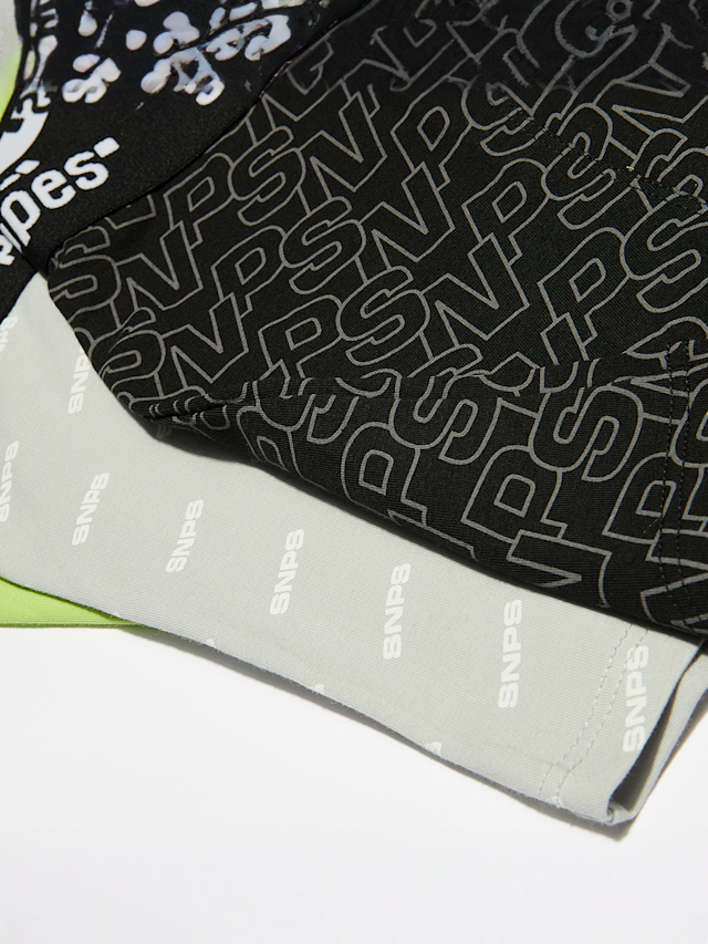 SNIPES, 3 PACK - Black Tape Pack Briefs Boxershorts, wielokolorowy, Obraz 2 z 2