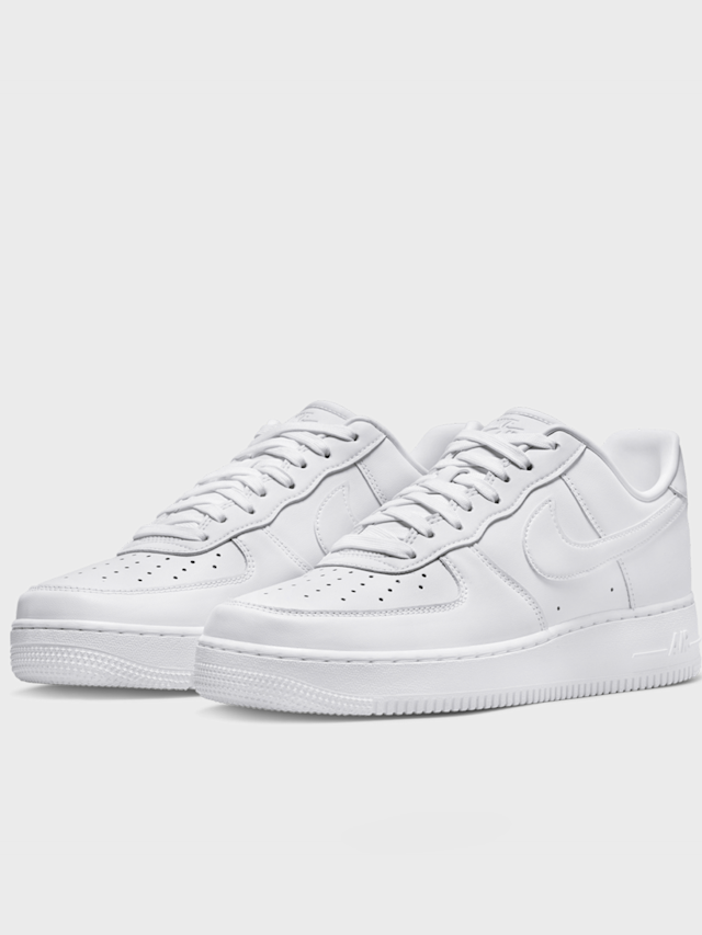 Nike, Air Force 1 '07 Fresh "Triple White", beige, Afbeelding 3 van 7