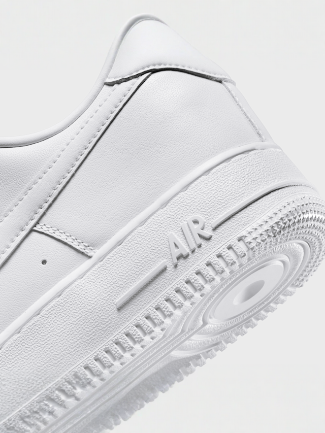 Nike, Air Force 1 '07 Fresh "Triple White", beige, Afbeelding 7 van 7