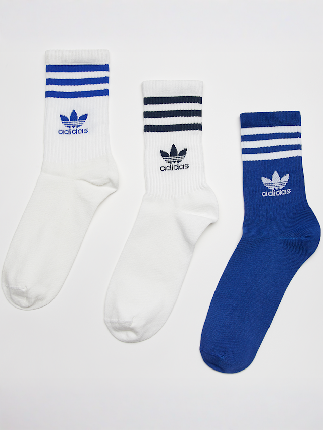 adidas Originals, adicolor Crew Sokken (3 Pack), multicolor, Afbeelding 1 van 2