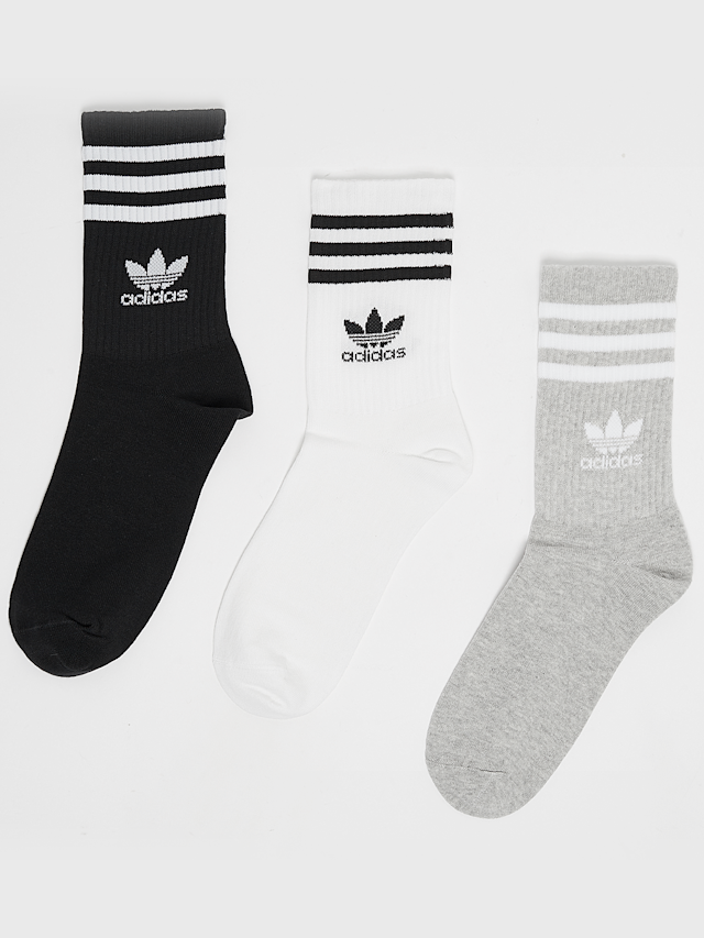 adidas Originals, 3 PACK - adicolor Crew Socks, multi-colour, Image 1 of 2