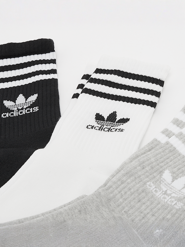 adidas Originals, 3 PACK - adicolor Crew Socks, multi-colour, Image 2 of 2