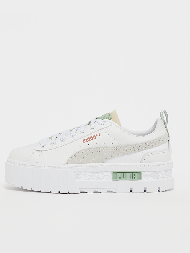 PUMA, Mayze Lth, white, Image 1 of 5