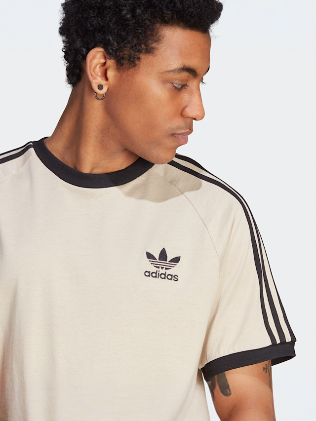 adidas Originals, adicolor 3-Stripes T-Shirt, beige, Image 3 of 5