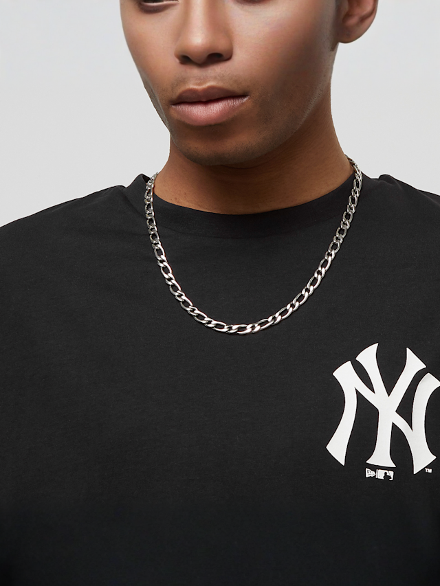 New Era, MLB Team Graphic Backprint Oversize Tee New York Yankees NVYWHI, black, Image 3 of 5