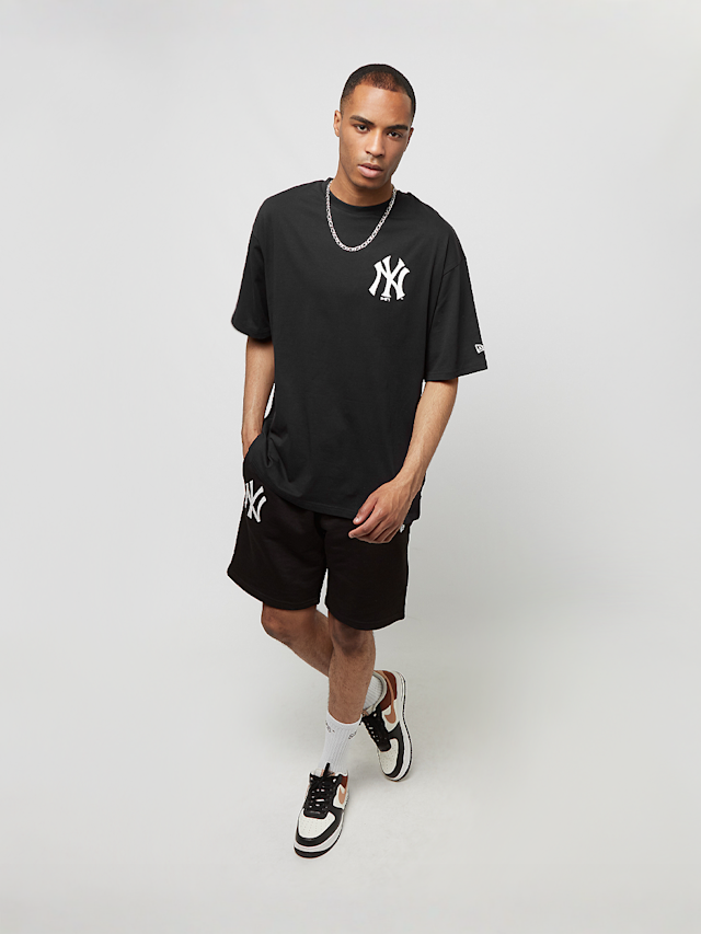 New Era, MLB Team Graphic Backprint Oversize Tee New York Yankees NVYWHI, black, Image 5 of 5