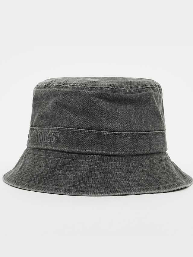 SNIPES, Basic Logo Washed Bucket, zwart, Afbeelding 1 van 5