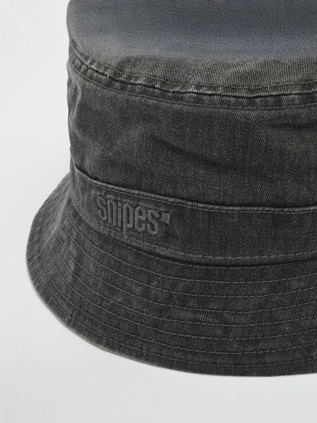 SNIPES, Basic Logo Washed Bucket, zwart, Afbeelding 3 van 5
