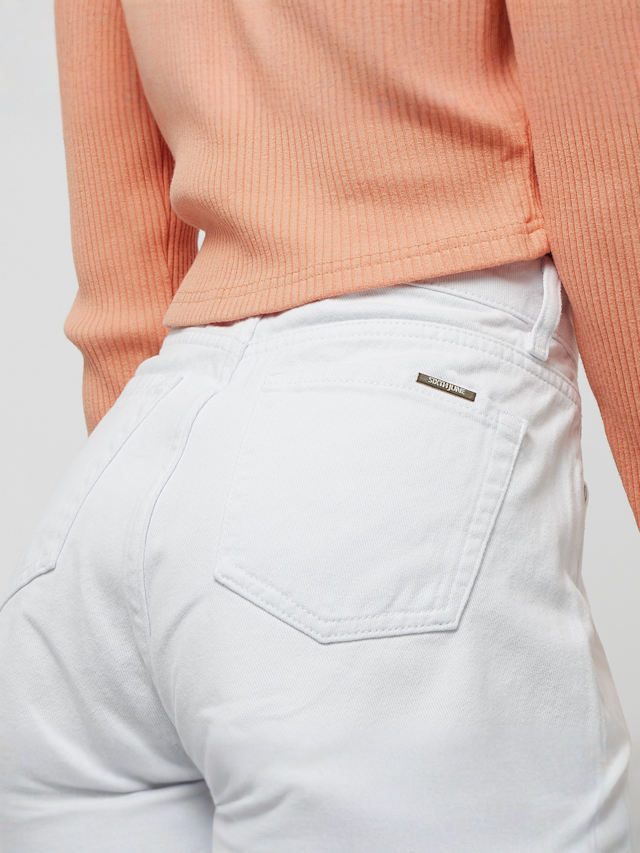 Sixth June, Color Denim Short, wit, Afbeelding 4 van 5