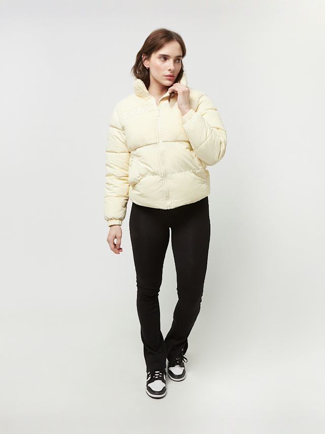 Karl Kani, Retro Teddy Puffer Jacket, beige, Image 4 of 4