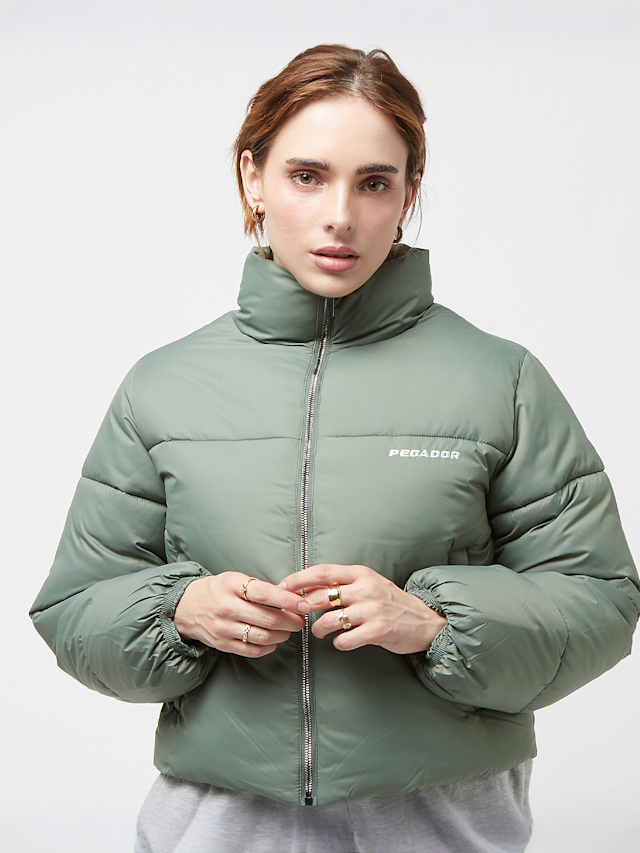 Pegador, Georgia Puffer Jacket, green, Image 1 of 5