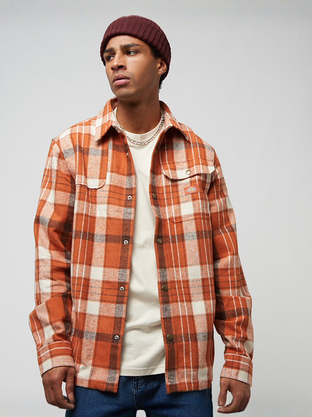 Dickies, NIMMONS LS night sky, orange, Image 1 of 5