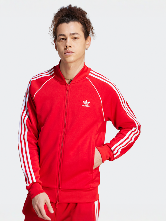adidas Originals, Adicolor Superstar Track Jacket, red, Image 1 of 5