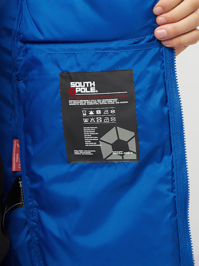 Southpole, Bubble Vest 1.0, blauw, Afbeelding 5 van 6