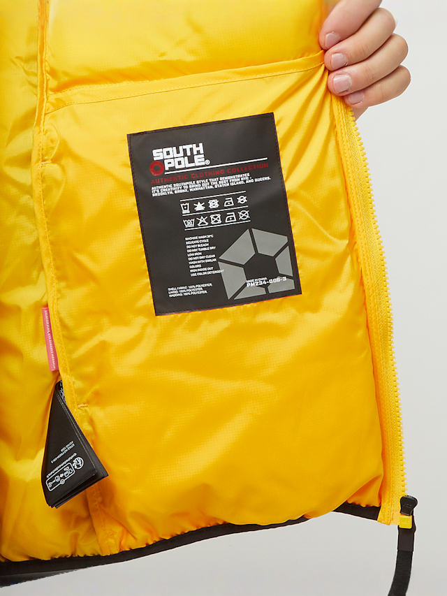 Southpole, Bubble Vest 1.1, geel, Afbeelding 4 van 6