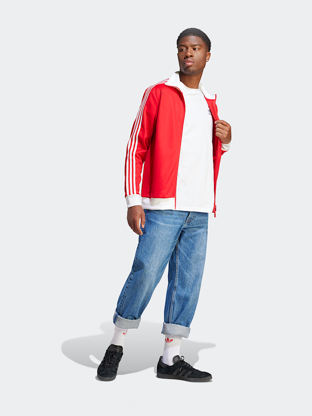 adidas Originals, adicolor Beckenbauer Trackjacket, red, Image 3 of 4