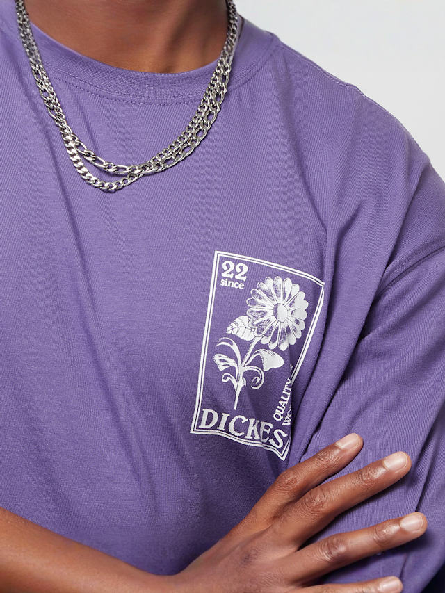 Dickies, GARDEN PLAIN TEE SS imperial palace, czarny, Obraz 3 z 5