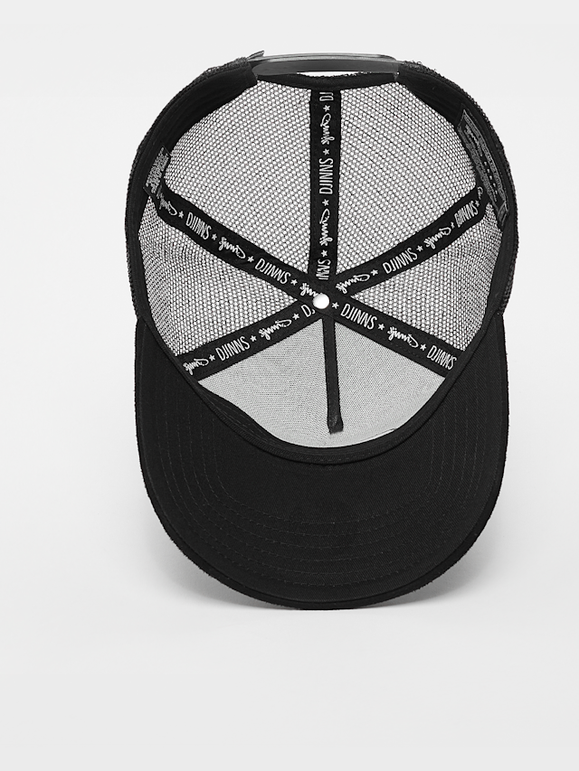 DJINNS, HFT Cap DNC 3.0 Hairy Suede, zwart, Afbeelding 3 van 5