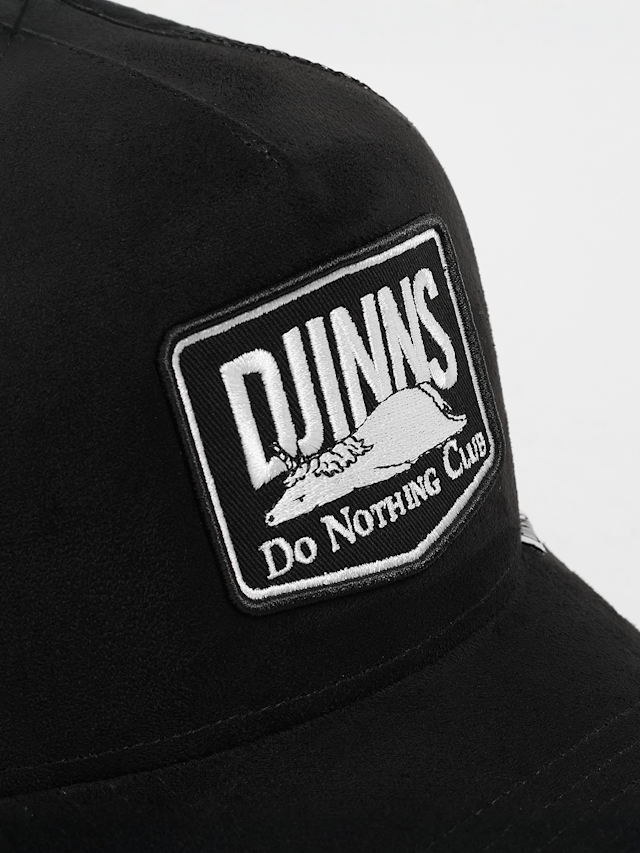 DJINNS, HFT Cap DNC 3.0 Hairy Suede, zwart, Afbeelding 4 van 5