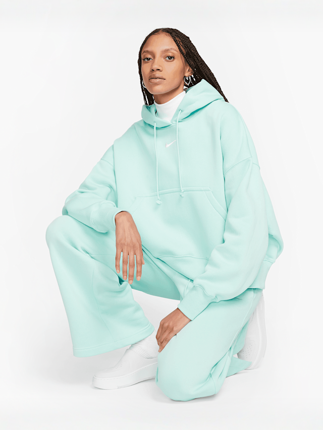 Nike, Sportswear Phoenix Fleece Women's Over-Oversized Pullover Hoodie, red, Image 8 of 8