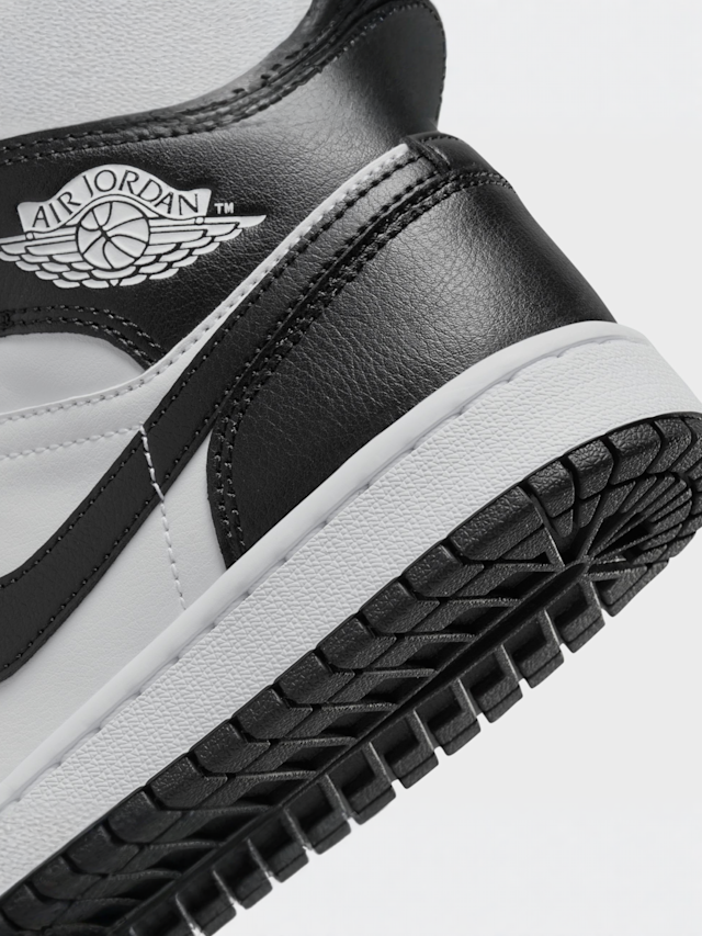 Jordan, WMNS Air Jordan 1 Mid, black, Image 8 of 8