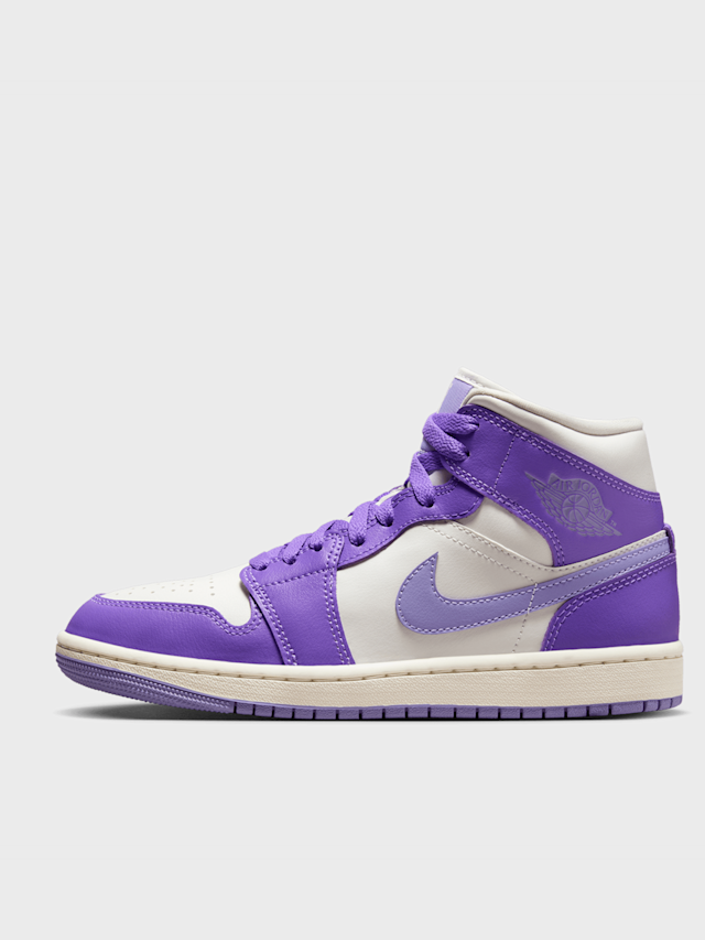 Jordan, WMNS Air Jordan 1 Mid, yellow, Image 1 of 8