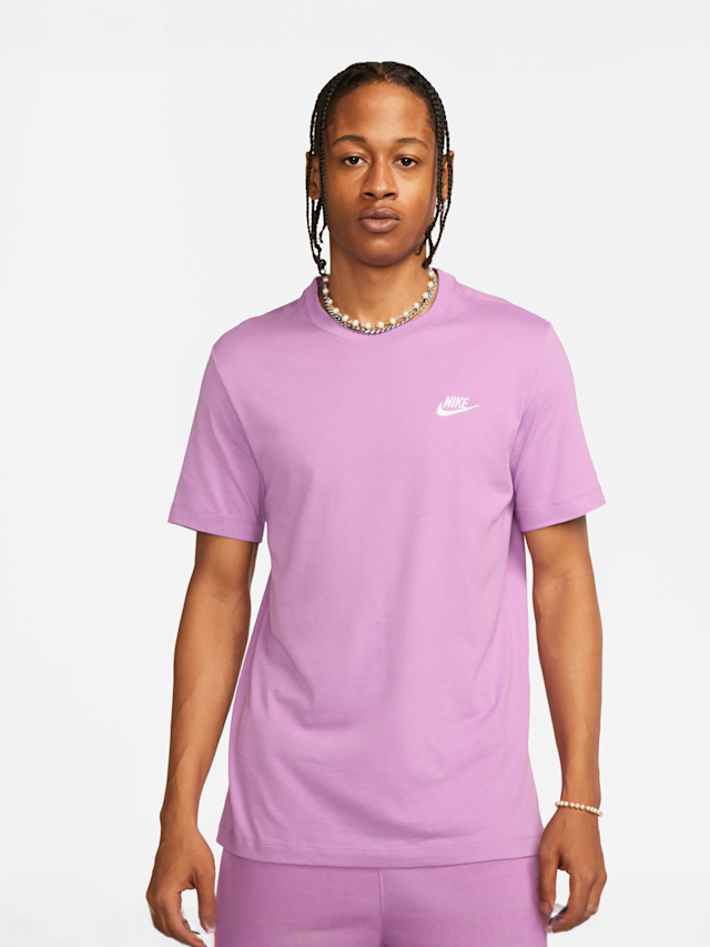 Nike, Sportswear Club Tee, roze, Afbeelding 1 van 5
