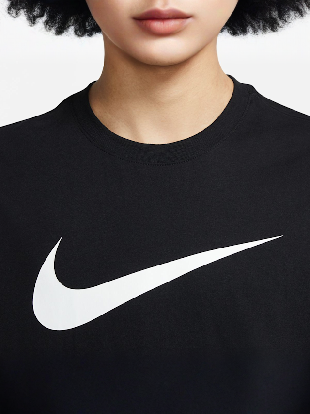 Nike, Sportswear Tee Icon Swoosh, black, Image 3 of 4
