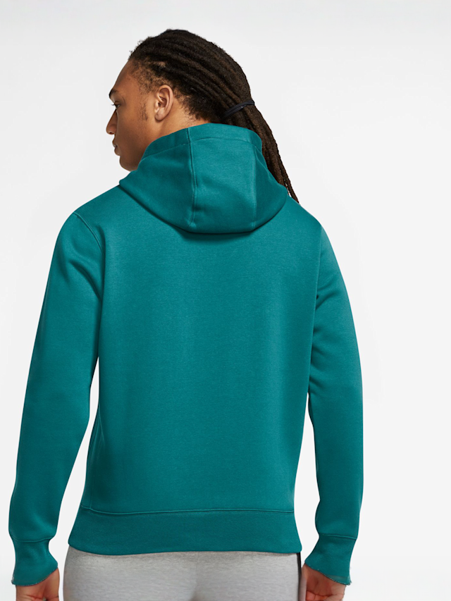 Nike, Sportswear Club Fleece Hoodie, green, Image 2 of 3