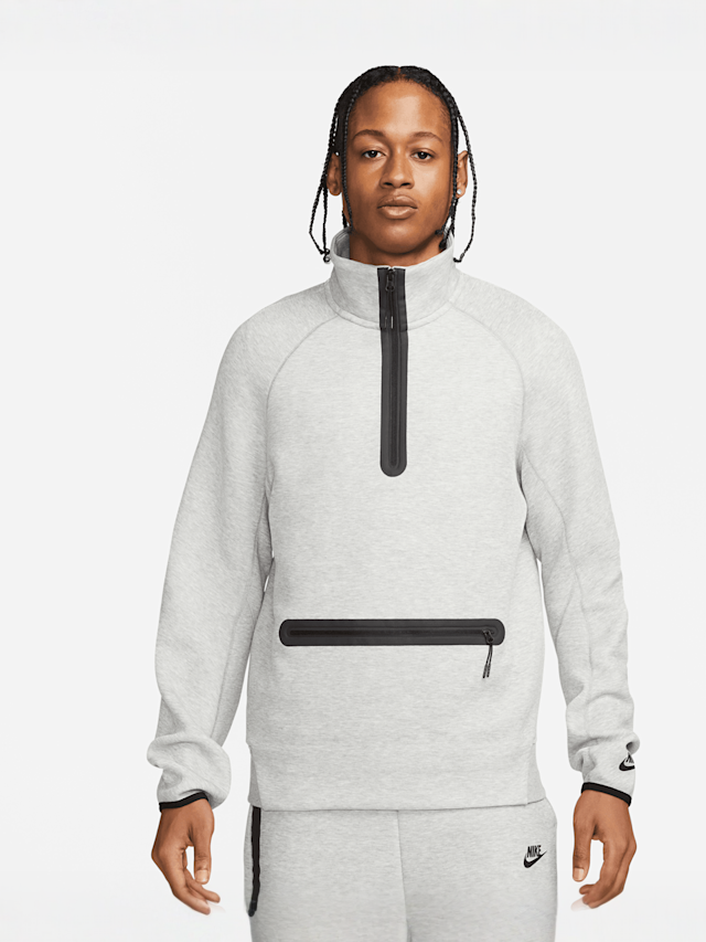 Nike, Sportswear Tech Fleece 1/2-Zip Sweatshirt, grijs, Afbeelding 1 van 8