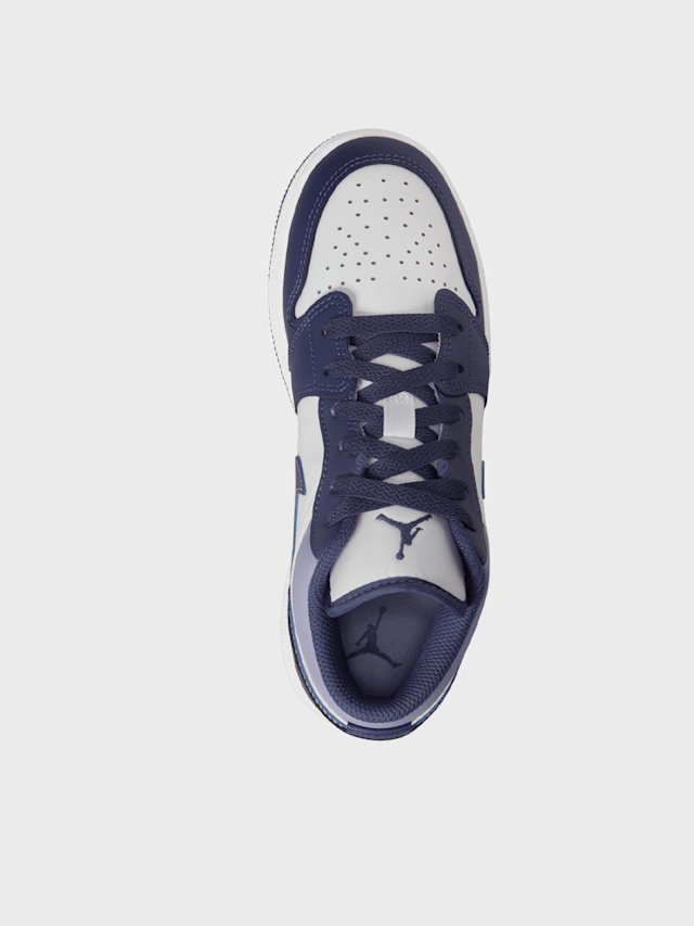 Jordan, Air Jordan 1 Low Big Kids' Shoe (GS), white, Image 4 of 4