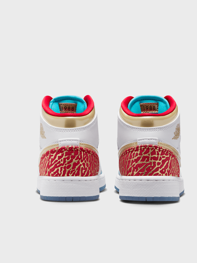 Jordan, Jordan 1 Mid (GS), white, Image 5 of 8