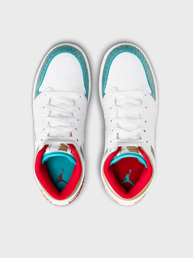 Jordan, Jordan 1 Mid (GS), white, Image 6 of 8