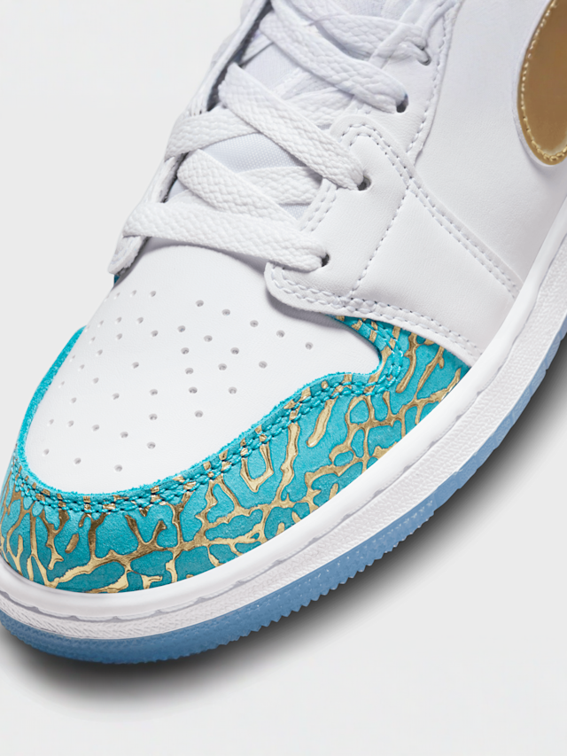 Jordan, Jordan 1 Mid (GS), white, Image 7 of 8