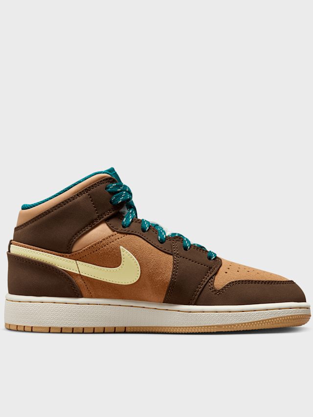Jordan, Air Jordan 1 Mid SE (GS), brown, Image 2 of 9