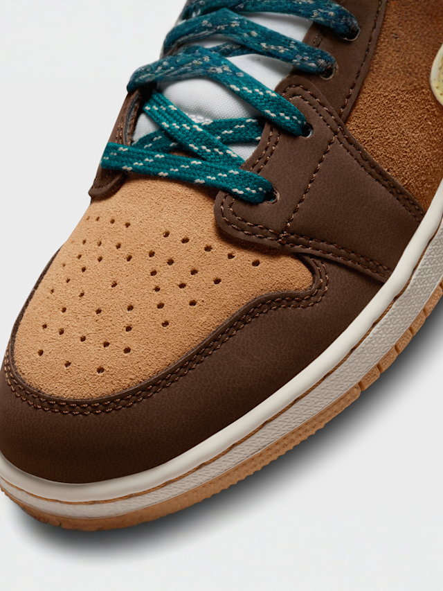 Jordan, Air Jordan 1 Mid SE (GS), brown, Image 7 of 9