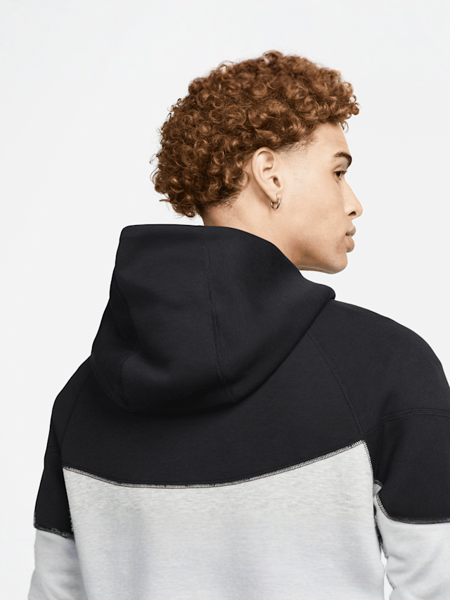 Nike, Sportswear Tech Fleece Windrunner Full-Zip Hoodie, grijs, Afbeelding 7 van 8