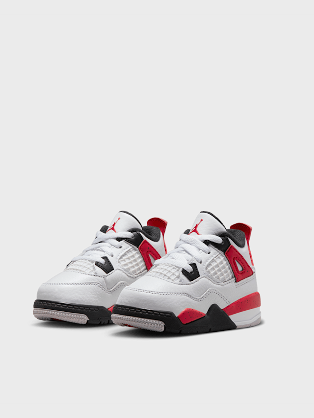 Jordan, Air Jordan 4 Retro Toddlers, white, Image 4 of 7