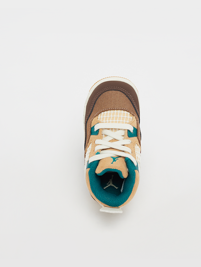 Jordan, Air Jordan 4 Retro Toddlers, brown, Image 5 of 6