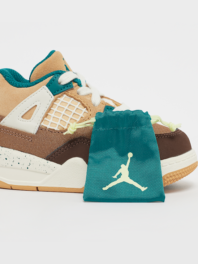 Jordan, Air Jordan 4 Retro Toddlers, brown, Image 6 of 6