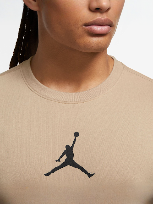 Jordan, Jumpman Men's Short-Sleeve Crew, beige, Image 3 of 3