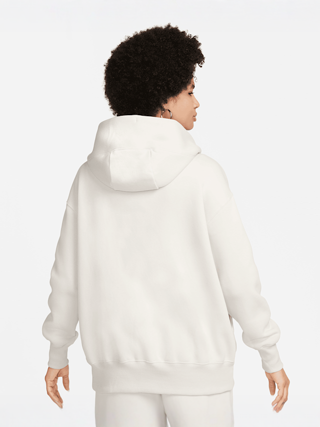 Nike, Sportswear Phoenix Fleece Oversized Full-Zip Hoodie, white, Image 2 of 9
