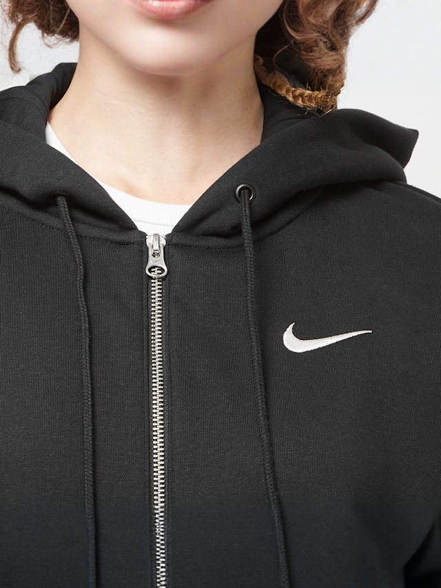 Nike, Sportswear Phoenix Fleece Oversized Full-Zip Hoodie, black, Image 3 of 4