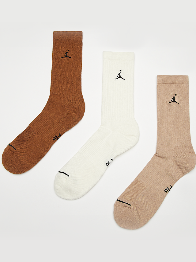 Jordan, 3 PACK - Everyday Crew Socks, white, Image 1 of 2