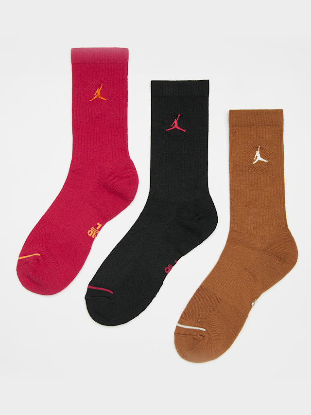 Jordan, 3 PACK - Everyday Crew Socks, white, Image 1 of 2