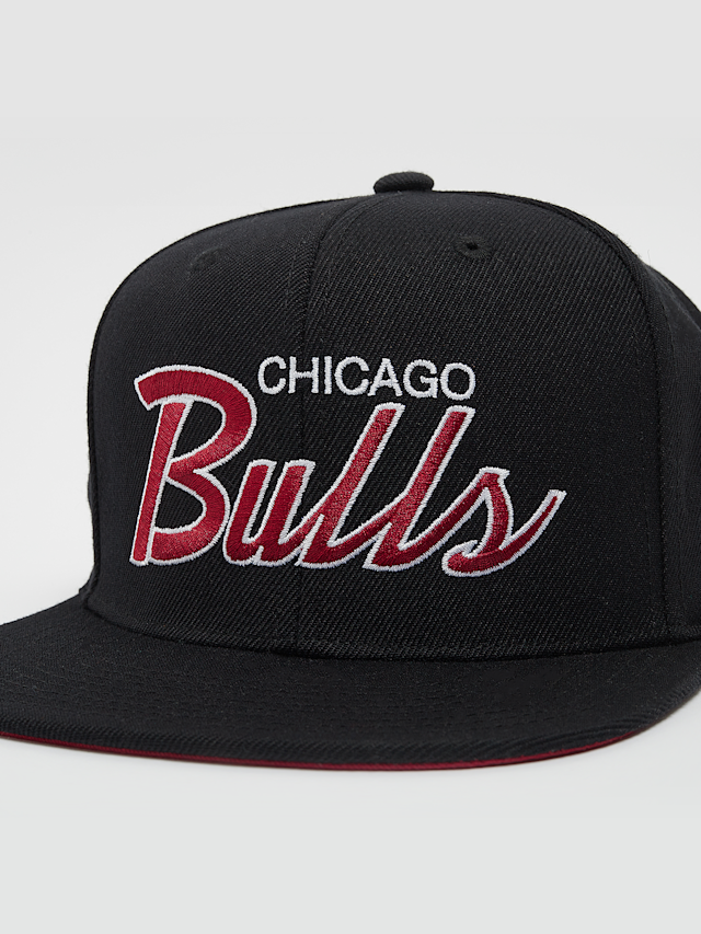 Mitchell & Ness, NBA Team Script 2.0 Snapback Chicago Bulls, zwart, Afbeelding 5 van 5