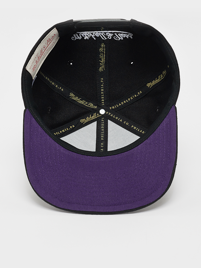 Mitchell & Ness, NBA Team Script 2.0 Snapback Los Angeles Lakers, zwart, Afbeelding 3 van 4