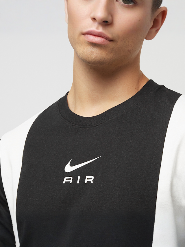 Nike, Sportswear Air Shortsleeve Top, zwart, Afbeelding 3 van 4