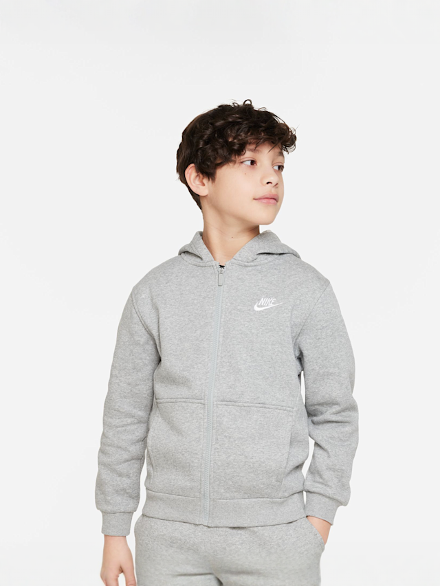 Nike  , Club Fleece Full-Zip Hoodie, grey, Image 1 of 5