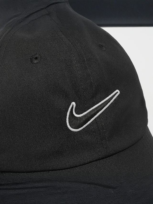 Nike, Club Unstructured Swoosh Cap, black, Image 4 of 4